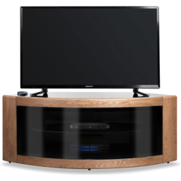 Centurion Supports Pangea 2 Door 2 Shelf Oak TV Cabinet - Size: 45 x 118 x 45cm - Multi - Wilko - thumbnail 5