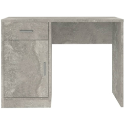vidaXL Single Door Single Drawer Computer Desk Concrete Grey - Size: 73 x 100 x 40cm - Wilko - thumbnail 5
