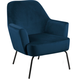 Florence Melissa Navy Blue Lounge Chair - Size: Single - Furniture To Go - Wilko - thumbnail 3