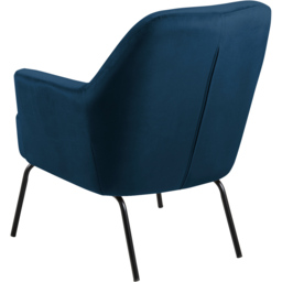 Florence Melissa Navy Blue Lounge Chair - Size: Single - Furniture To Go - Wilko - thumbnail 5