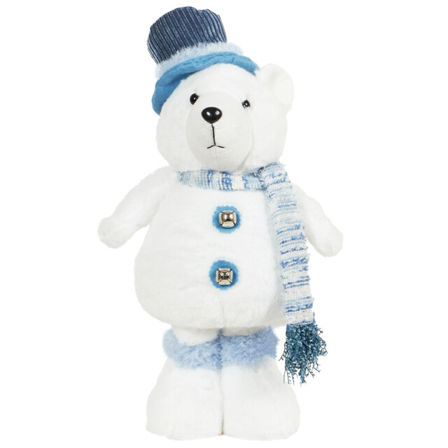 Extendable Frosty Bear Blue - White and Blue - Wilko - image 1