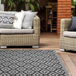 Homemaker County Genesis Silver Rug 120 x 170cm - Wilko - thumbnail 3