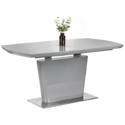Julian Bowen Como 6 Seater High Gloss Extending Dining Table Grey - Wilko - thumbnail 4