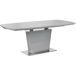 Julian Bowen Como 6 Seater High Gloss Extending Dining Table Grey - Wilko - thumbnail 6