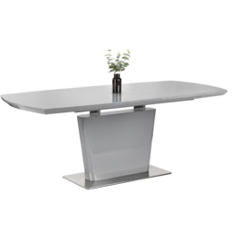 Julian Bowen Como 6 Seater High Gloss Extending Dining Table Grey - Wilko - thumbnail 7