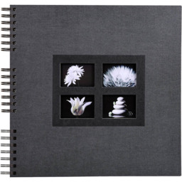 Exacompta Passion Black Spiral Photo Album 60 Sheets 360 Photos - Size: 3.3 x 33 x 35cm - Wilko - thumbnail 3