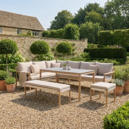 Newmarket Corner Sofa Set - Cream - Malay - Wilko - thumbnail 7