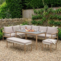 Newmarket Corner Sofa Set - Cream - Malay - Wilko - thumbnail 6