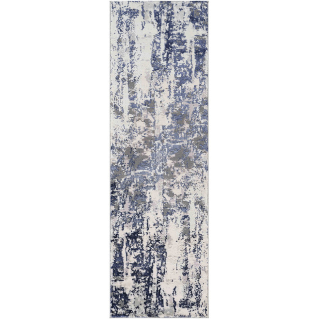 Desire Rugs Styra Navy Abstract Rug 60 x 220cm - Wilko - image 1