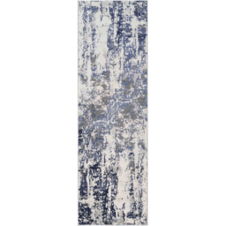 Desire Rugs Styra Navy Abstract Rug 60 x 220cm - Wilko - thumbnail 1