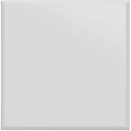 MirrorOutlet The Moderni Bevelled Wall Mirror 60 x 60cm - Clear - Wilko