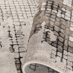 Mayfair Living Room Area Rug Metallic Sheen Contemporary Modern Croc Design - Grey 160cm x 230cm - Size: 230 x 160 x 0.7cm - Desire Rugs - Wilko - thumbnail 4