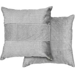 Serene Melia Grey Cushion Cover 43 x 43cm - Wilko