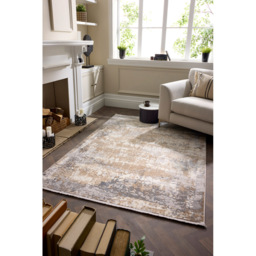 Origins Cosimo Blue and Grey Distressed Rug 120 x 160cm - Size: 120 x 170cm - Origins Rugs - Wilko - thumbnail 3