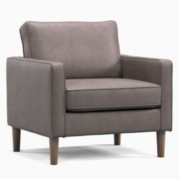 Bexhill 4 Seater Grey Faux Leather Sofa Suite - Wilko - thumbnail 5