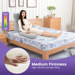 Costway Grey Bed Wedge Pillow Set 3 Piece - Size: Single - Wilko - thumbnail 6