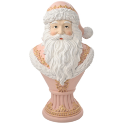 The Seasonal Gift Co. Pink Santa Bust Christmas Decoration - Size: 29.5 x 17 x 12cm - Wilko - thumbnail 1