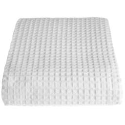 Allure Home Fashions Hotel White Waffle Throw Blanket 175 x 225cm - Wilko - thumbnail 1