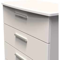 Crowndale Knightsbridge 4 Drawer Kashmir Gloss Chest of Drawers Ready Assembled - Kashmir Gloss & Kashmir - Wilko - thumbnail 6