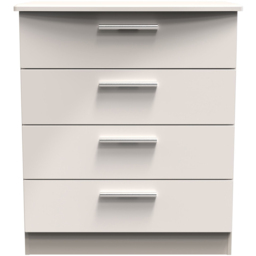 Crowndale Knightsbridge 4 Drawer Kashmir Gloss Chest of Drawers Ready Assembled - Kashmir Gloss & Kashmir - Wilko - thumbnail 3