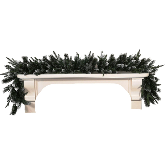 Premier Christmas Artificial Fairmont Fir Snow Tipped Plain Garland Green 180cm - Samuel Alexander - Wilko - image 1