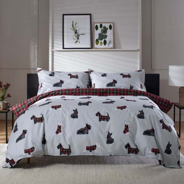 The Lyndon Company Hattie Super King Size Grey and Green Reversible Duvet Set - Wilko - image 1