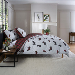 The Lyndon Company Hattie Super King Size Grey and Green Reversible Duvet Set - Wilko - thumbnail 3