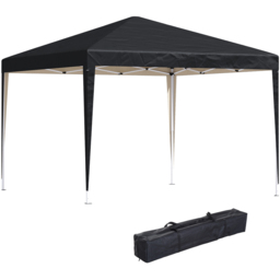 Outsunny 3 x 3m Black Marquee Pop Up Gazebo - Wilko - thumbnail 3