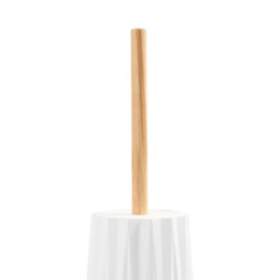 Milan Polyresin Toilet Brush Holder White - Wilko - thumbnail 4