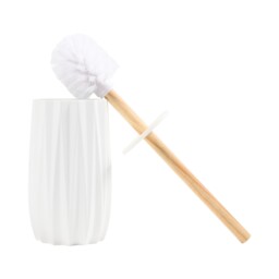 Milan Polyresin Toilet Brush Holder White - Wilko - thumbnail 3