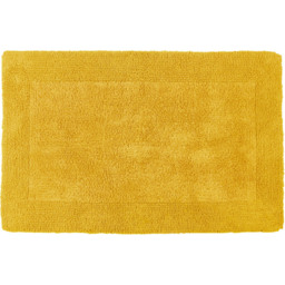 Allure Bath Fashions Elegance Mustard Reversible Bath Mat 53 x 85cm - Yellow - Wilko - thumbnail 1