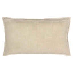 Yard Ribble Natural Acid Wash Cushion - Size: 60 x 40 cm - Cream - Yard Living - Wilko - thumbnail 4