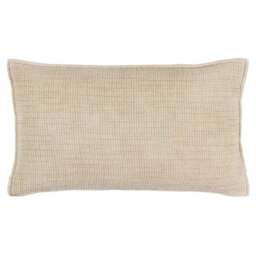 Yard Ribble Natural Acid Wash Cushion - Size: 60 x 40 cm - Cream - Yard Living - Wilko