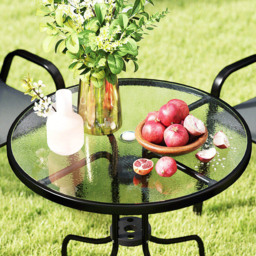 Outsunny 4 Seater Garden Dining Set Grey - Wilko - thumbnail 4