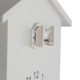 Walplus White Cuckoo Window Clock 25cm - Size: 25 x 10 x 2cm - Wilko - thumbnail 4