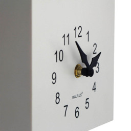 Walplus White Cuckoo Window Clock 25cm - Size: 25 x 10 x 2cm - Wilko - thumbnail 5