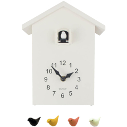 Walplus White Cuckoo Window Clock 25cm - Size: 25 x 10 x 2cm - Wilko