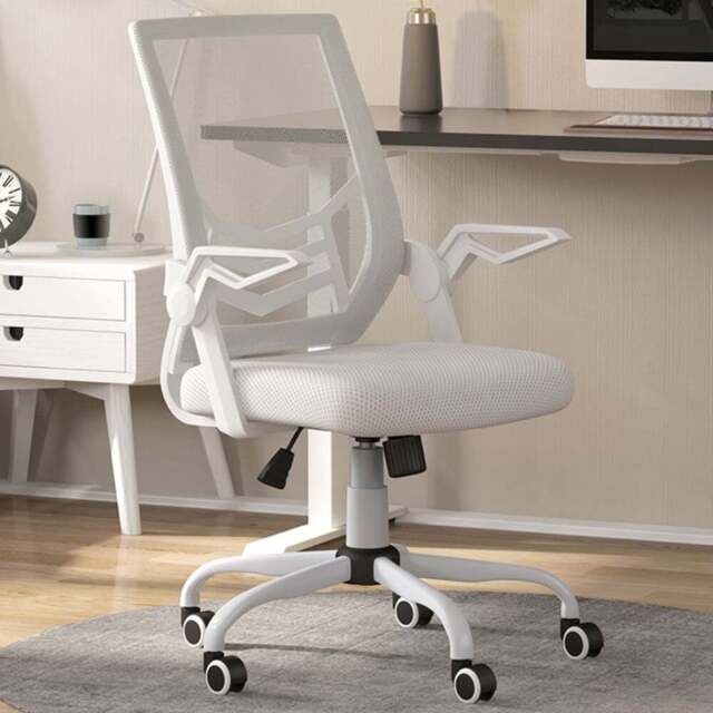 Portland White Swivel Office Computer Chair - Size: 62.5 x 55 x 104cm - Wilko - image 1