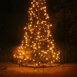 Xmas Haus 720 Copper Gold LED Gold Tree 8.2ft - Size: 8ft - Black - Wilko - thumbnail 3