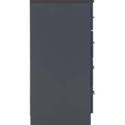 Seconique Dakota 4 Drawer Dark Grey Storage Chest - Wilko - thumbnail 6