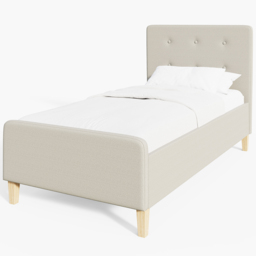 GFW Ashbourne Single Natural Ottoman Bed - Cream - Wilko - thumbnail 6