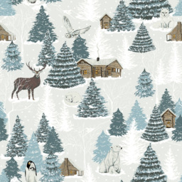 furn. Arcticus King Size Blue Arctic Animal Duvet Cover Set - Wilko - thumbnail 6