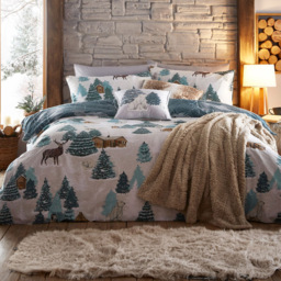 furn. Arcticus King Size Blue Arctic Animal Duvet Cover Set - Wilko - thumbnail 1