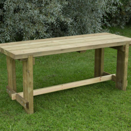 Forest Garden Refectory Table 1.8m - Brown - Wilko