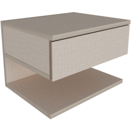 Decorotika Vivid White Minimalist Floating Nightstand - Size: Single Drawer - Cream - Wilko - thumbnail 4