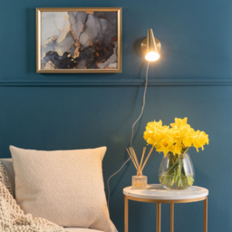 ValueLights Duke Brushed Brass Cone Plug-in LED Wall Light 2 Pack - Gold - Wilko - thumbnail 3