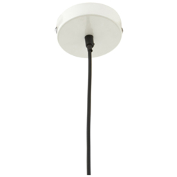 Premier Housewares White Metal Pendant Light - Size: 36 x 36 x 120cm - Wilko - thumbnail 4