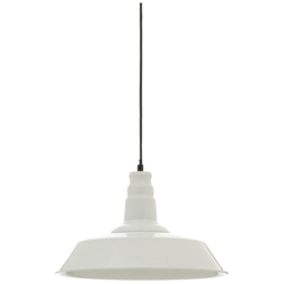 Premier Housewares White Metal Pendant Light - Size: 36 x 36 x 120cm - Wilko - thumbnail 3
