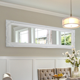 MirrorOutlet Hamilton White Shabby Chic Wall Mirror 137 x 46cm - Wilko - thumbnail 3