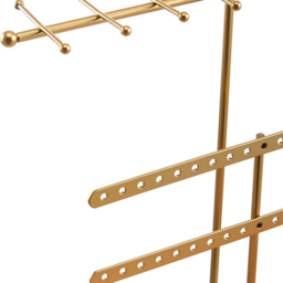H&O Direct 4 Tier Gold Jewellery Display Stand - Size: 31 x 25 x 12cm - Wilko - thumbnail 4